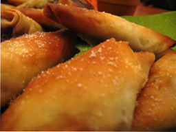 Mincemeat samosas
